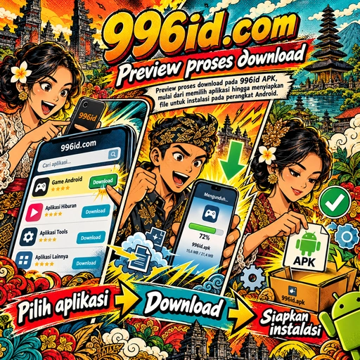 Ilustrasi panduan instalasi 996id di Android